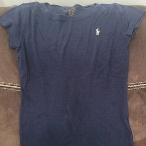 Polo navy blue short sleeve polo size 10-12